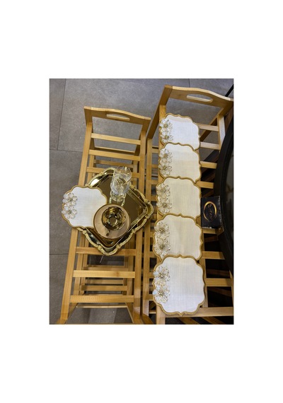 Renkli Çiçek Broş Taşlı 6'lı Kokteyl Peçetesi, Gold Kahve Yanı Sunum Peçetesi Renkli-beyaz-gold-gümüş-siyah Renkli Çiçek Broş Taşlı 6'lı Kokteyl Peçetesi, Gold Kahve Yanı Sunum Peçetesi Renkli-beyaz-gold-gümüş-siyah
