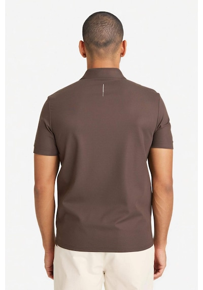 Defacto Standart Fıt Sporcu Polo Tişört E9351ax26spbn151 Kahve-bn151