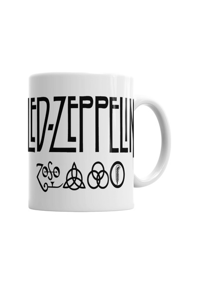 Led Zeppelin Deep Purple Kupa Bardak Porselen Karışık