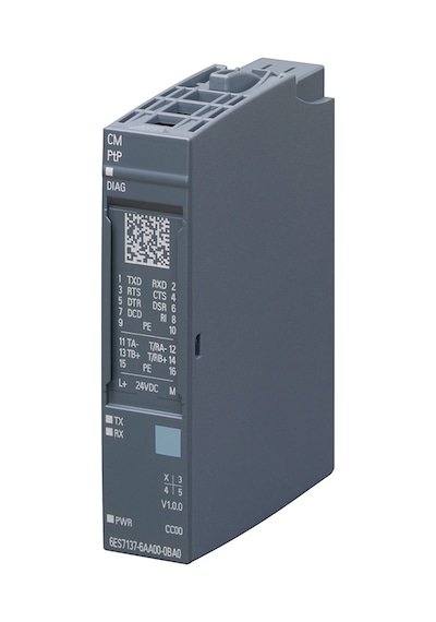 Siemens 6es7137-6aa01-0ba0 Et 200sp, Rs422, Rs485 Ve Rs23 Modül