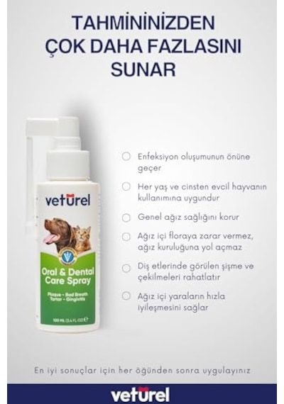 Veturel Ağız Ve Diş Bakım Spreyi 2x100ml