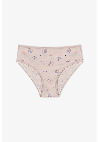 Penti Renkli Kız Çocuk Unicorn Dream Pamuklu 5'li Slip Külot Penti Renkli Kız Çocuk Unicorn Dream Pamuklu 5'li Slip Külot