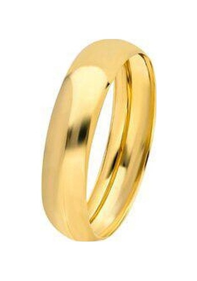 Sefa Gold 5mm Sarı Düz Bombe Klasik Alyans 001