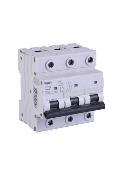 Viko 10vtb-3c100 Otomatik Sigorta 10ka C Tipi 3 Kutup100a 10