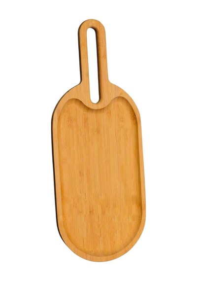 Mien Dayanıklı Oval Bambu Sunumluk Küçük Boy S