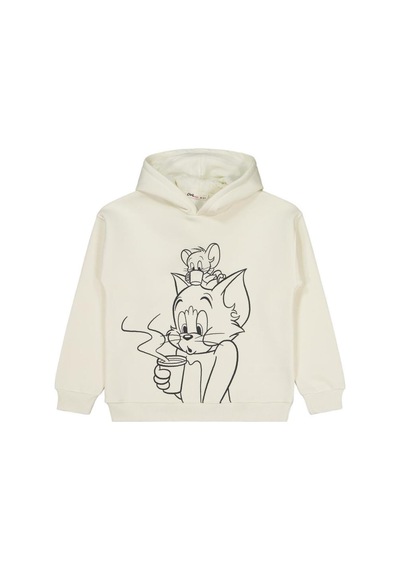 Tom And Jerry 10-13 Yaş Sweatshirt Ekru