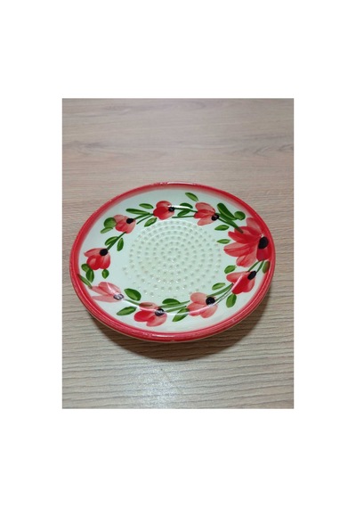 Bsg Design Seramik Sarımsak Ve Zencefil Rende Tabağı 13 Cm - El Yapımı Çini Rende - 945354630 Diğer