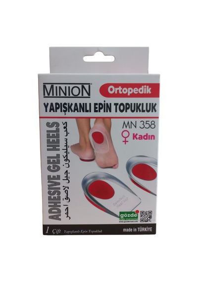Minion Kadın Ortopedik Yapışkanlı Epin Topukluk-2720
