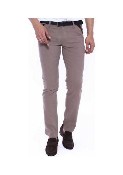 Gabardin Kumaş Bej Erkek Pantolon - Wessi Bej