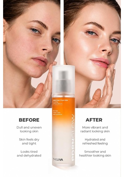 The Liva Pdrn Glow Çift Fazlı Yüz Sprey Tonik Nemlendirici & Aydınlatıcı Face Mist 120 Ml