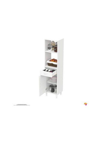 Modilayn Vio Fırın Dolabı 45x163,4x32.5 Cm Çekmeceli Kapaklı Mini/midi Mikrodalga Mutfak Dolabı Beyaz Modilayn Vio Fırın Dolabı 45x163,4x32.5 Cm Çekmeceli Kapaklı Mini/midi Mikrodalga Mutfak Dolabı Beyaz