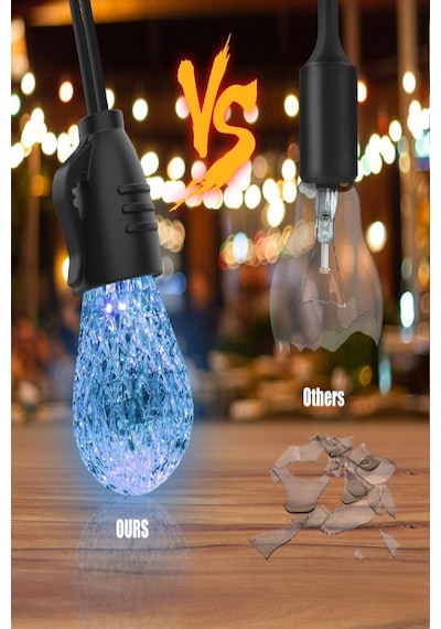 Dış Mekan İçin İp Işıklar Kırılmaz Su Geçirmez, Müziğe Duyarlı Uzaktan Kumanda Ve Uygulama Led Işık Çok Renkli