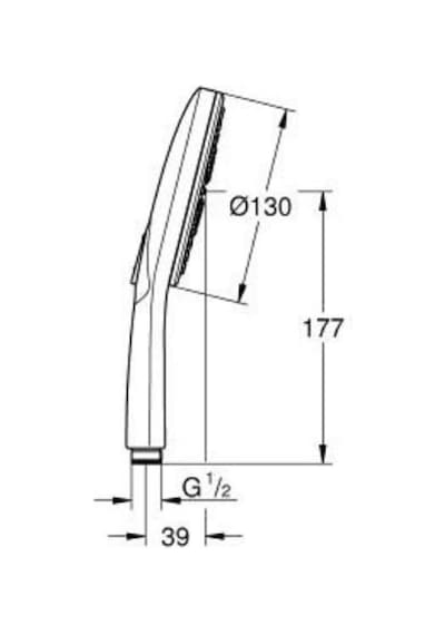 Grohe Rainshower Smartactive 130 El Duşu 3 Akışlı - 26574da0 Krom