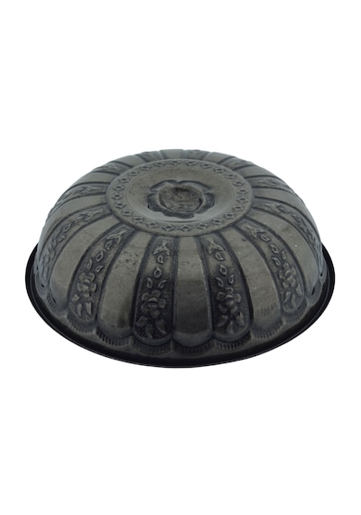 Ludıa Dekoratif Desenli Geleneksel Hamam Banyo Tası 6cmx20cm Koyu Gri