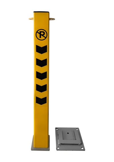 Kilitli Otopark Direği 75 Cm, Kızaklı Park Bariyeri-4010