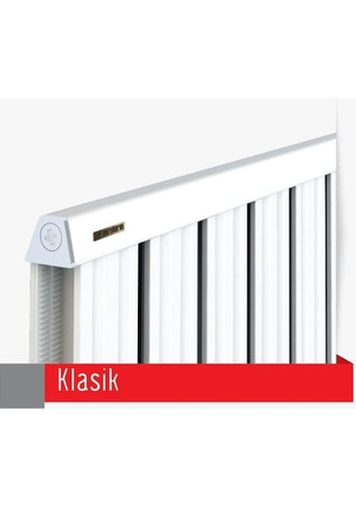 Alüminyum Panel Radyatör Klasik 525x16 Ral 7016 Antrasit Gri