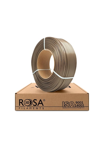 Rosa3d Pla Filament 1,75 Mm, 3d Yazıcı İçin, Pla İnci Altın, Refill Filament 1 Kg Çok Renkli