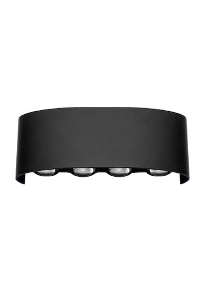 Ct-8013 Kapri Modern Dış Mekan Led Aplik Amber Siyah