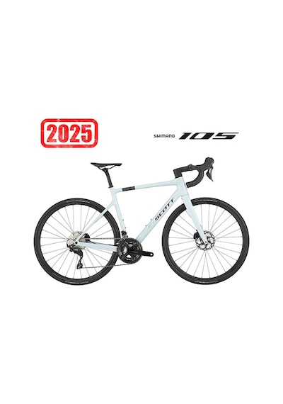 Scott Addict 50 Shimano 105 12v - Syncros Rp2.0 Disc Mineral Grey S/52cm Beyaz