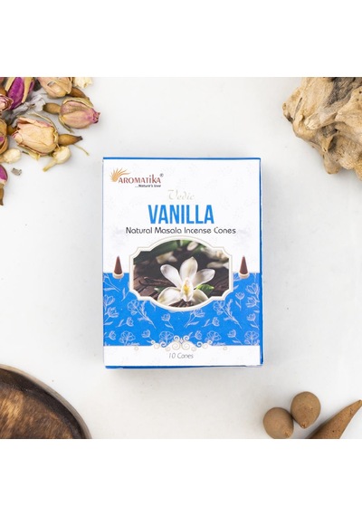 Aromatika Vanilya Aromalı Konik Tütsü