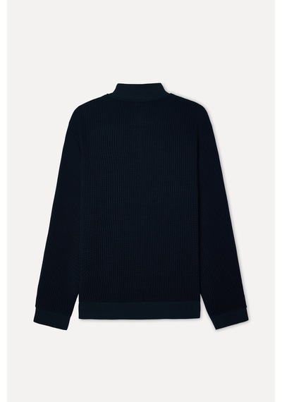 Mudo Erkek Erkek Lacivert Comfort Fit Dik Yaka Sweatshirt 1272420
