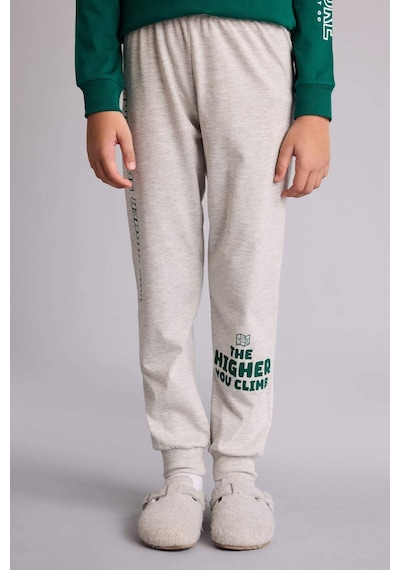 Defacto Regular Fıt 2li Pijama Takımı Erkek Çocuk G9972a826spgn651 Yeşil-gn651