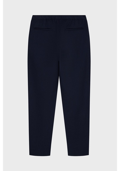 Emporio Armani Pamuk Karışımlı Normal Bel Düz Paça Jarse Pantolon Erkek Pantolon Em001611 Af27883 Ub118 Lacivert