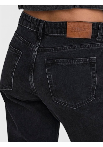 Only Onljacı Mw Straıght Bl Dnm Cro Kadın Siyah Jean - 15301779