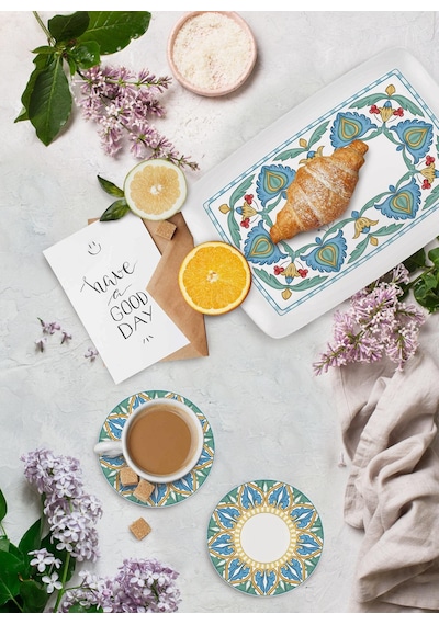 The Mia Limoncello Çay Tabağı 6 Lı Set - 13 Cm