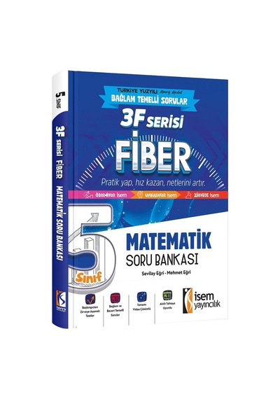 İsem 5. Sınıf Fiber Matematik Soru Bankası İsem Yayıncılık
