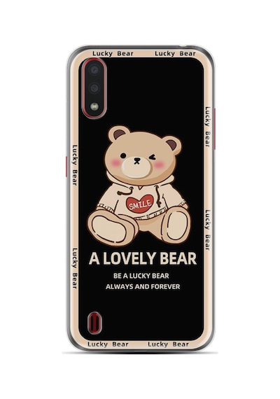 Samsung Samsung Galaxy Uyumlu A01 Kılıf Boutique Baskılı Resimli Lovely Bear Pcode -094