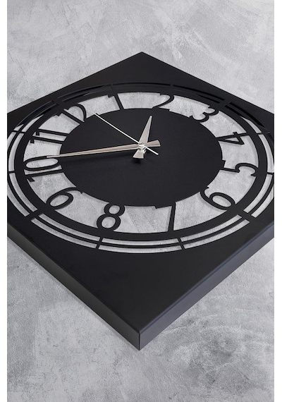 Emores 41 Cm Metal Malzeme Akar Saniye Sessiz Mekanizma Dekoratif Duvar Saati Sku: Smg8690010237583 07 Beyaz