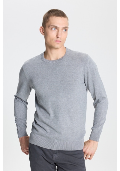 AC&Co / Altınyıldız Classics Erkek Grı Melanj Standart Fit Normal Kesim Bisiklet Yaka Triko Kazak Gri Melanj AC&Co / Altınyıldız Classics Erkek Grı Melanj Standart Fit Normal Kesim Bisiklet Yaka Triko Kazak Gri Melanj