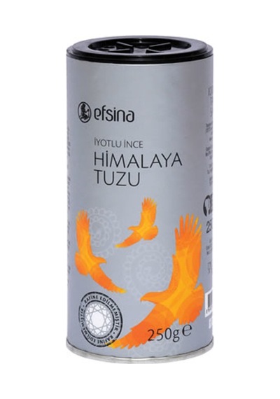 Efsina İyotlu İnce Himalaya Tuzu Tuzluk 250 G - 5 Adet Tarı