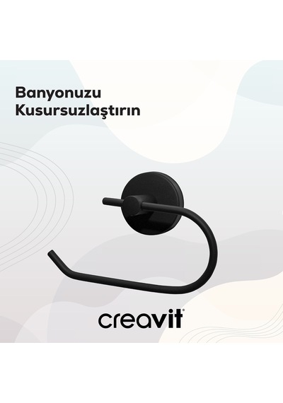 Creavit DR27004S Drop Kağıt Havluluk - Siyah