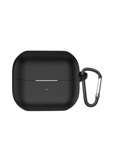 Samsung Galaxy Buds 3 Pro Kılıf Askı Aparatlı Mat Silikon Siyah