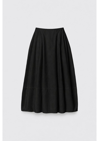 Suud Collection Siyah Mila Poplin Balon Etek