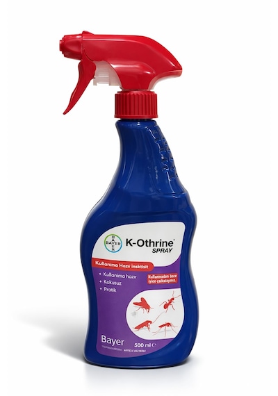 K-othrine 500 Ml 2 Adet Hazır Haşere Öldürücü Karınca Hamam Böceği Sinek Pire Etkili Kokusuz