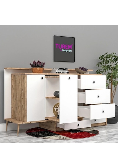Nesrin Konsol Mdf Beyaz Nesrin Konsol Mdf Beyaz