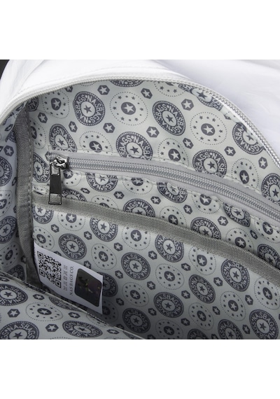 Nas Bag Unisex Büyük Boy Çok Gözlü Su Geçirmez Sırt Çantası Beyaz