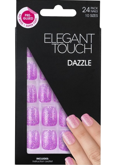 Elegant Touch Takma Tırnak Jelly Nails Dazzle Lila