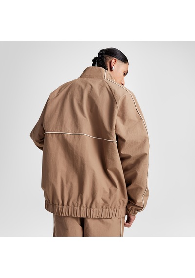 Converse Retro Windbreaker Erkek Kahverengi Ceket10026708 Bej