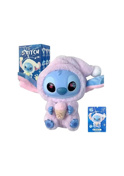 Stitch Sürpriz Anahtarlık Yeni Nesil Labubu Model Stitch Anahtarlık Süpriz Kutusunda 15 Cm 6