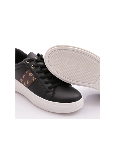 Benetton Bni-12132 Kadın Sneaker Ayakkabı Siyah Beyaz