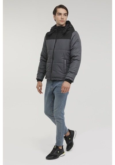 M-arny Coat 2pr Gri Erkek Kısa Mont Gri