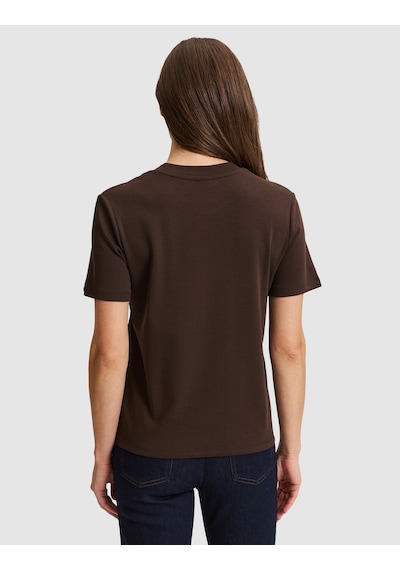 Pierre Cardin Kahverengi Regular Fit Basic Tişört 50331306 Vr029