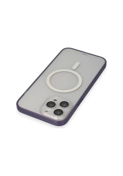 Newface Apple İphone 14 Pro Max Kılıf Grand Magneticsafe Kapak - Mor