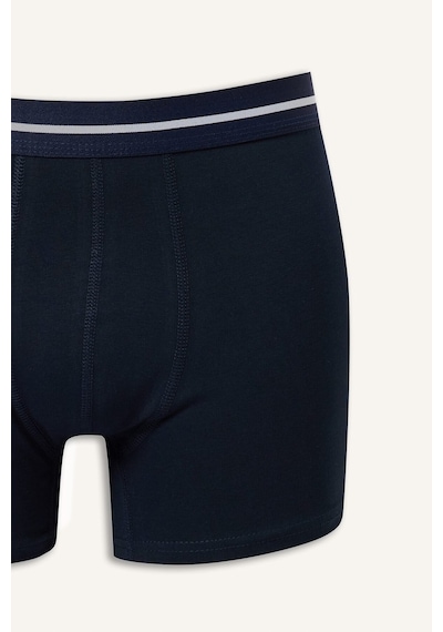 Defacto Regular Fit Çizgili Beli Lastikli 3lü Boxer Paketi I1735ax26aupr102 Mor-pr102