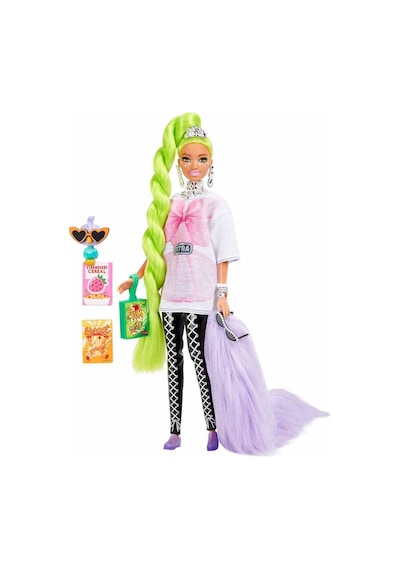 Barbie Extra Neon Saçlı Bebek Hdj44