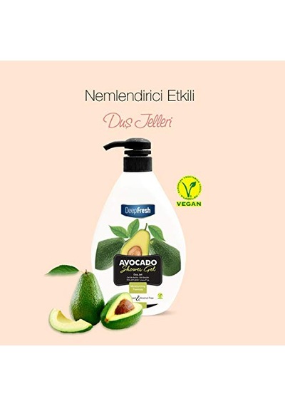 Deep Fresh Duş Jeli Avakado 1 L Acai Üzümü